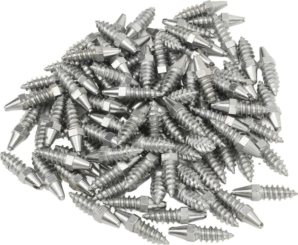 100 Stück Reifenbolzen, 30 mm Länge, rutschfest, zuverlässig, robust, für Schnee, für Auto, LKW, Fahrrad, Kofferraum, Motorrad, ATV, SUV