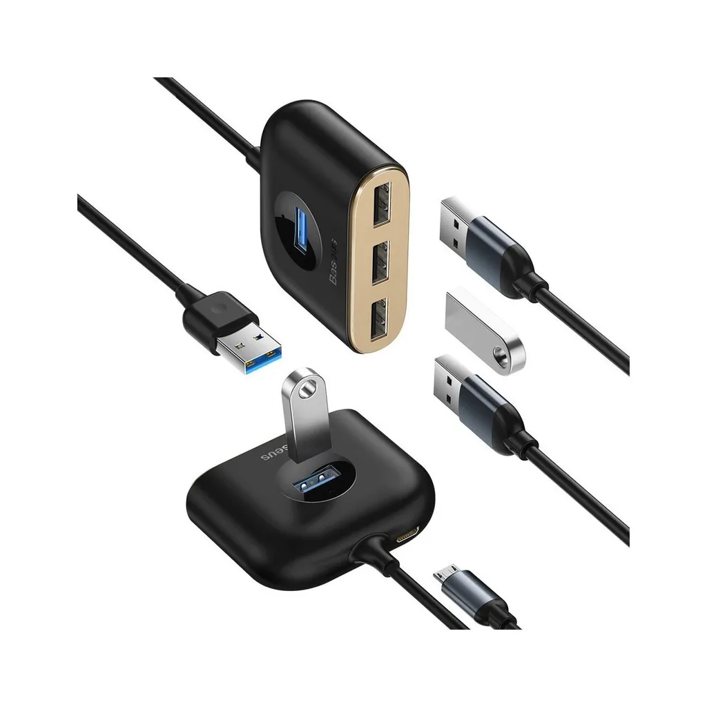 Baseus Hub USB 3.0 4-in-1 5Gbps - Splitter USB per Hard Disk 4TB - 4