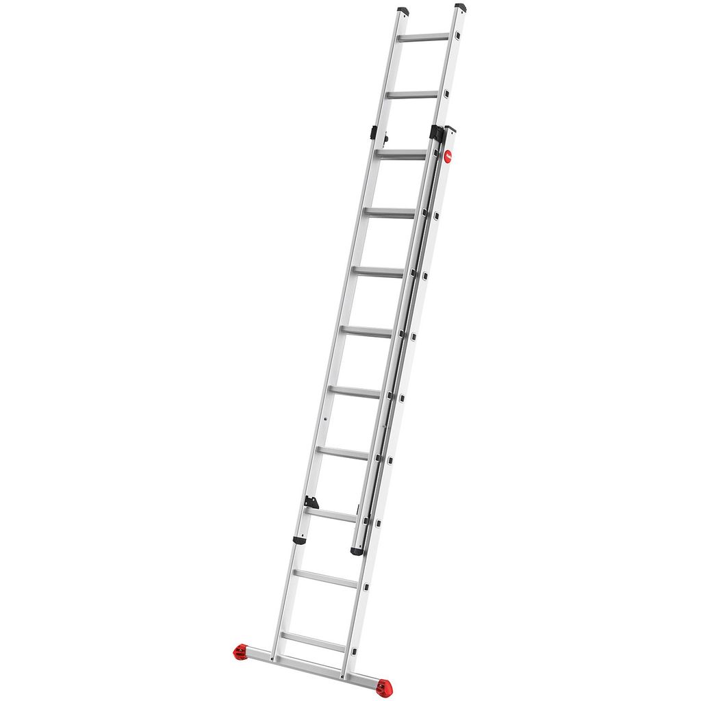 Hailo S80 ProfiStep Duo Alu-Schiebeleiter - 2 x 9 Sprossen Produktbild 