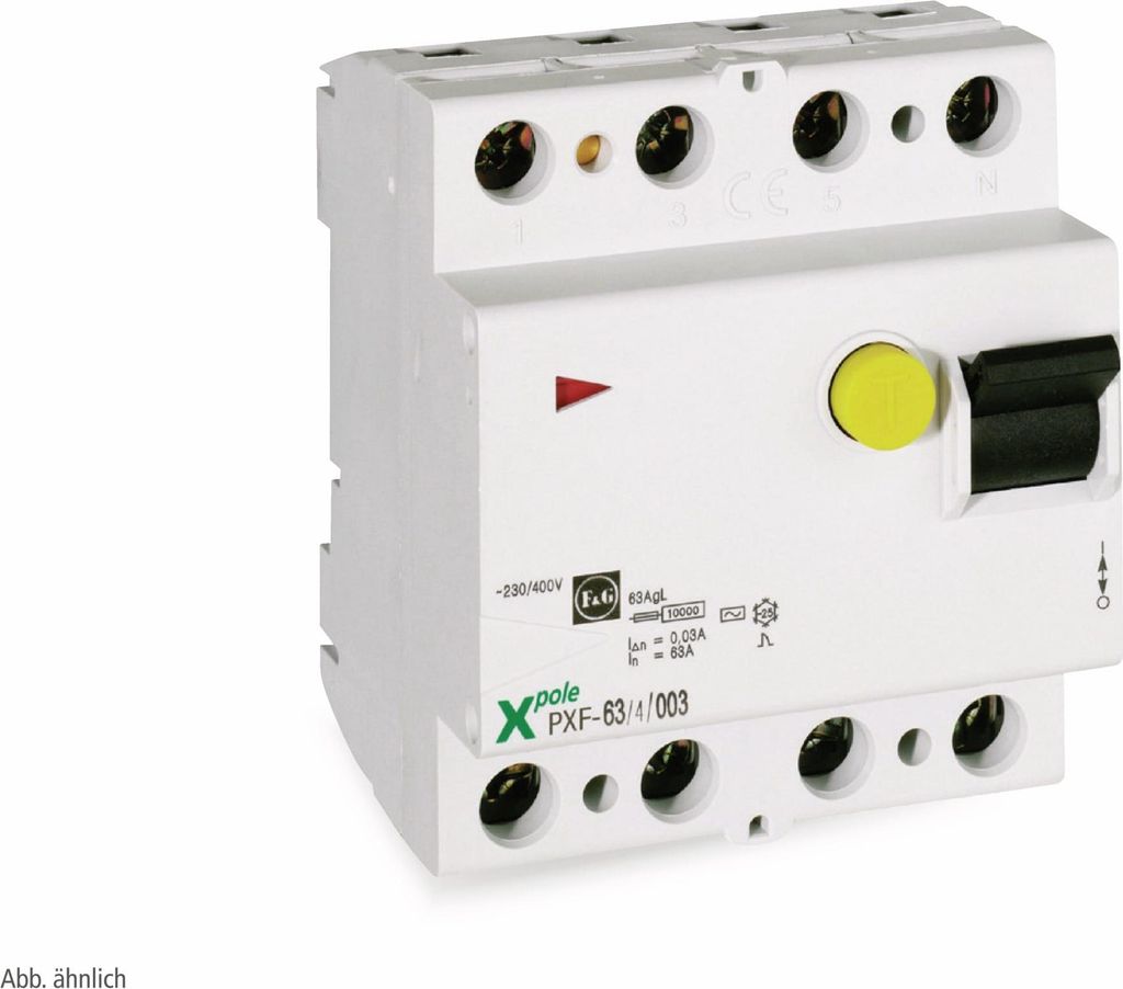 Moeller foutstroomschakelaar Pxf-40/4/003, 40 A, 4-polig, Productafbeelding 