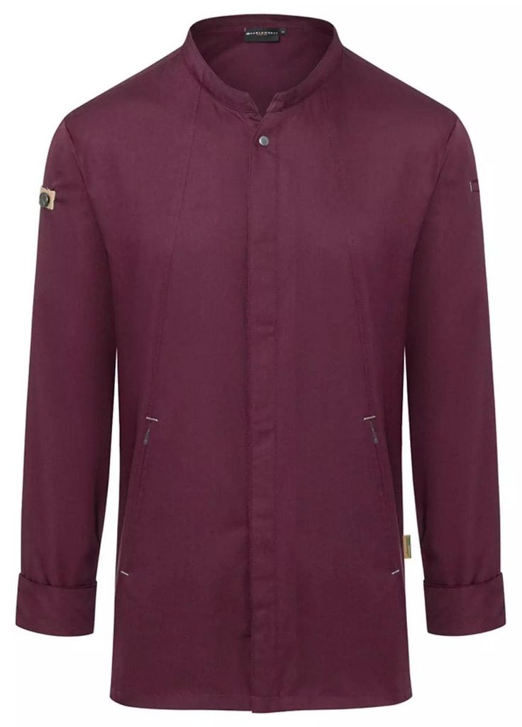 Karlowsky - "Green-Generation" Kochjacke für Herren LT6146 (150 cm) (Aubergine)