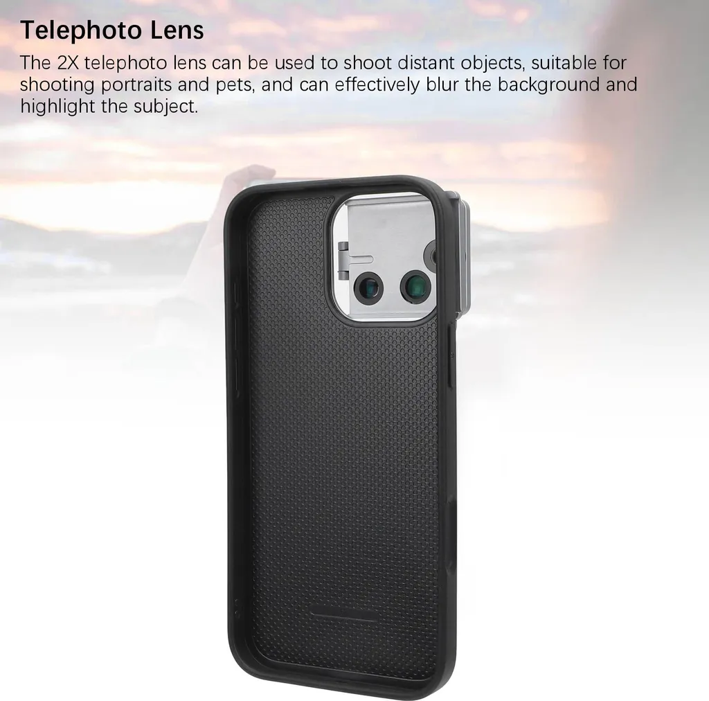 Objectifs photo pour smartphone iPhone 16 Pro Max avec coque de protection - 2