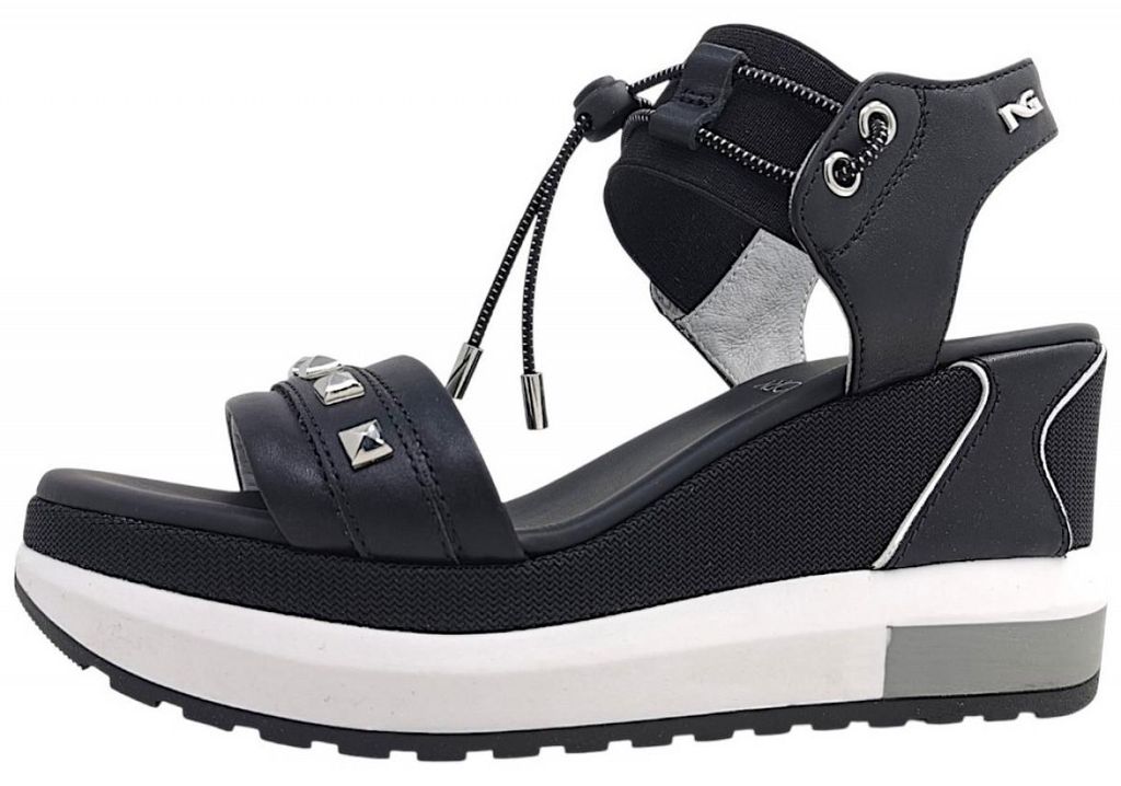 Nero Giardini Keilsandalette Schwarz in Gr. 41