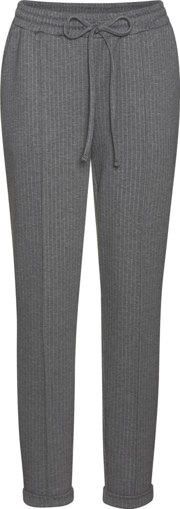 VIVANCE Jogger Pants grau gestreift Größe 38