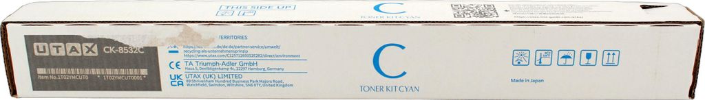 Utax CK-8532C Tonerkartusche 1T02YMCUT0 Cyan 20.000 Seiten für Utax 4008ci