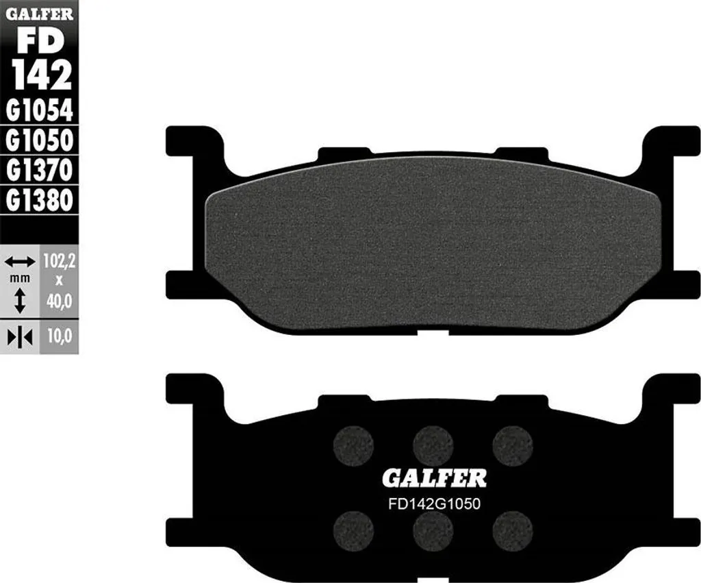 Plaquettes de frein Galfer FD142G1050 pour entretien scooter en ville
