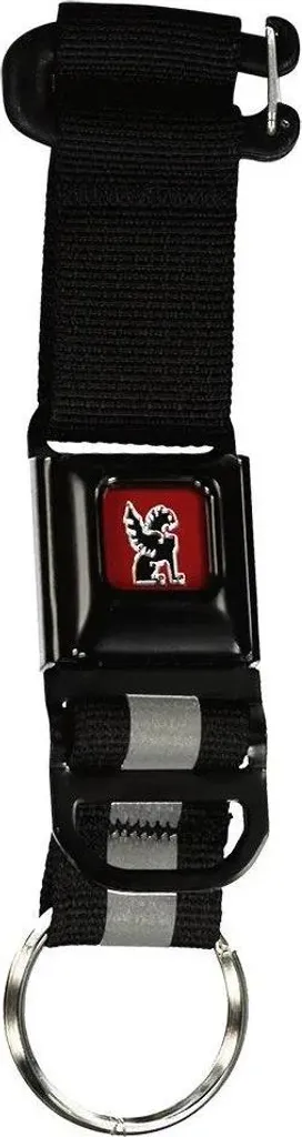 Mini Buckle Porte-clés Chrome Noir - Boucle Avion Miniature et Durable