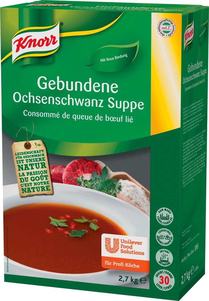 Knorr Gebundene Ochsenschwanzsuppe