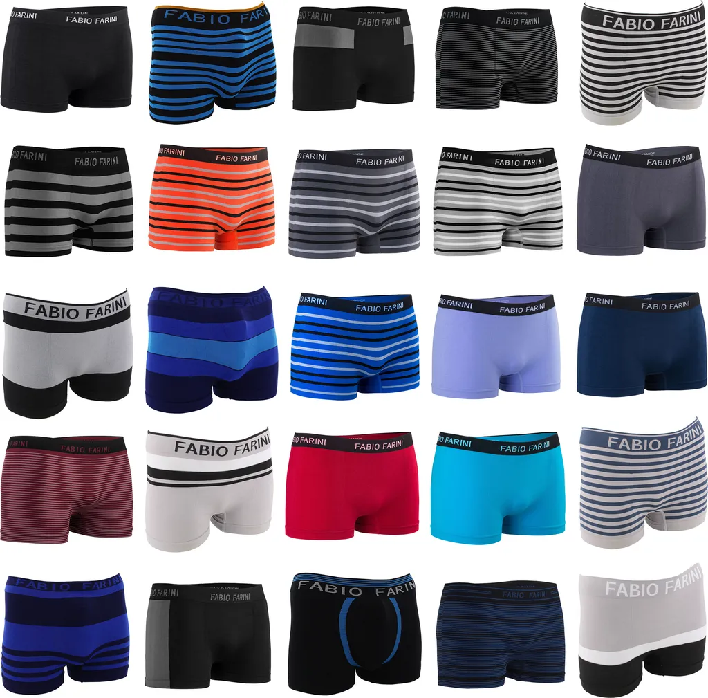 Fabio Farini 8 Stück Herren Retroshorts