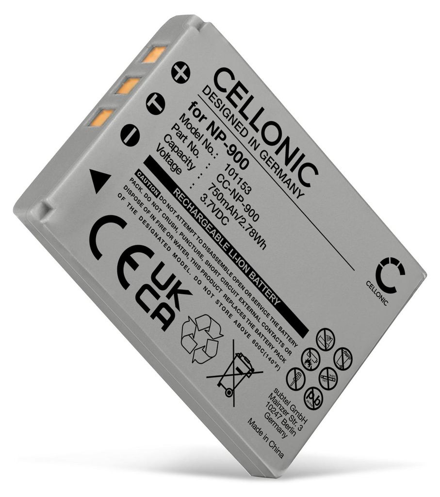 CELLONIC Akku kompatibel mit Olympus T-100, T-110, X-36, Produktbild 