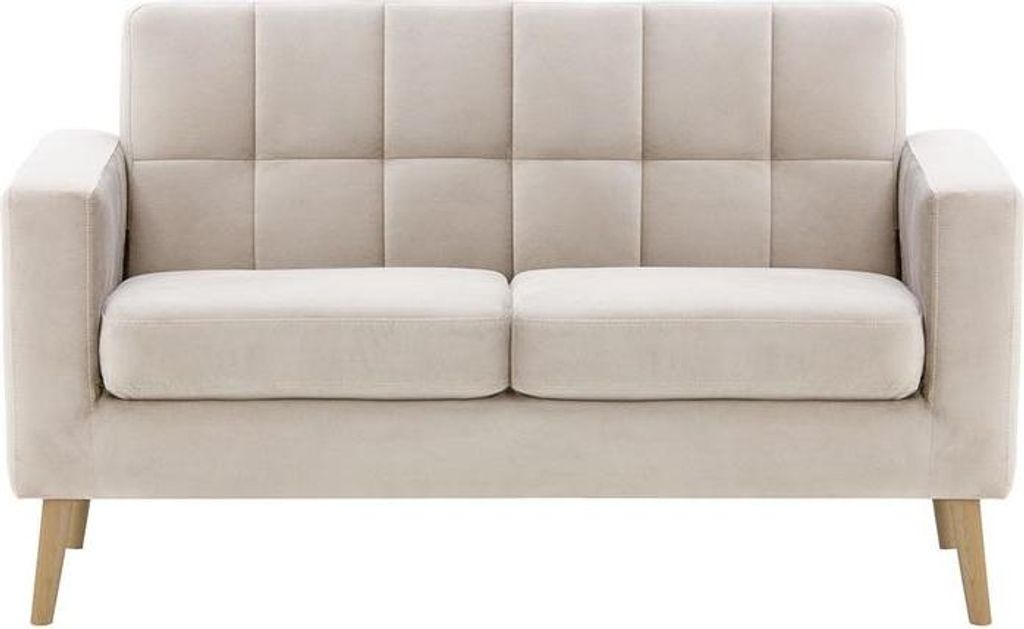 Zweisitzer-Sofa Neat-Velluto 2-like oak