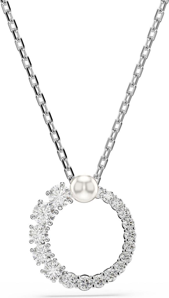Swarovski Halskette Damen Matrix Anhänger Crystal Pearl Produktbild 