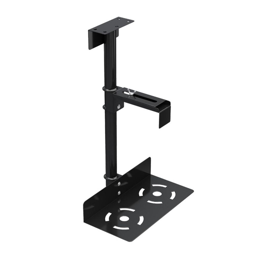 PC Halterung Unter Schreibtisch, Computer Aufhängung Halter für Untertisch, bis zu 35 kg,Höhe Verstellbar 50-530 mm,Funktioniert mit den meisten...