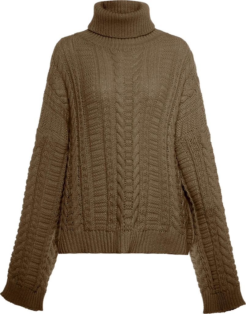 paino damen pullover - hellbraun, M/L