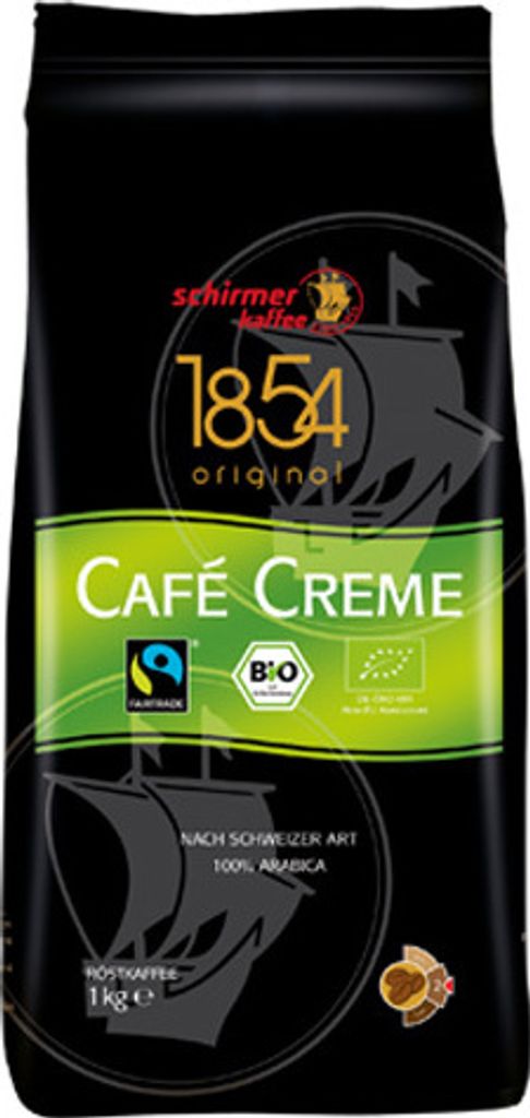 Organic Schirmer Cafe Creme aromatický, harmonický 1000g Obrázek produktu 