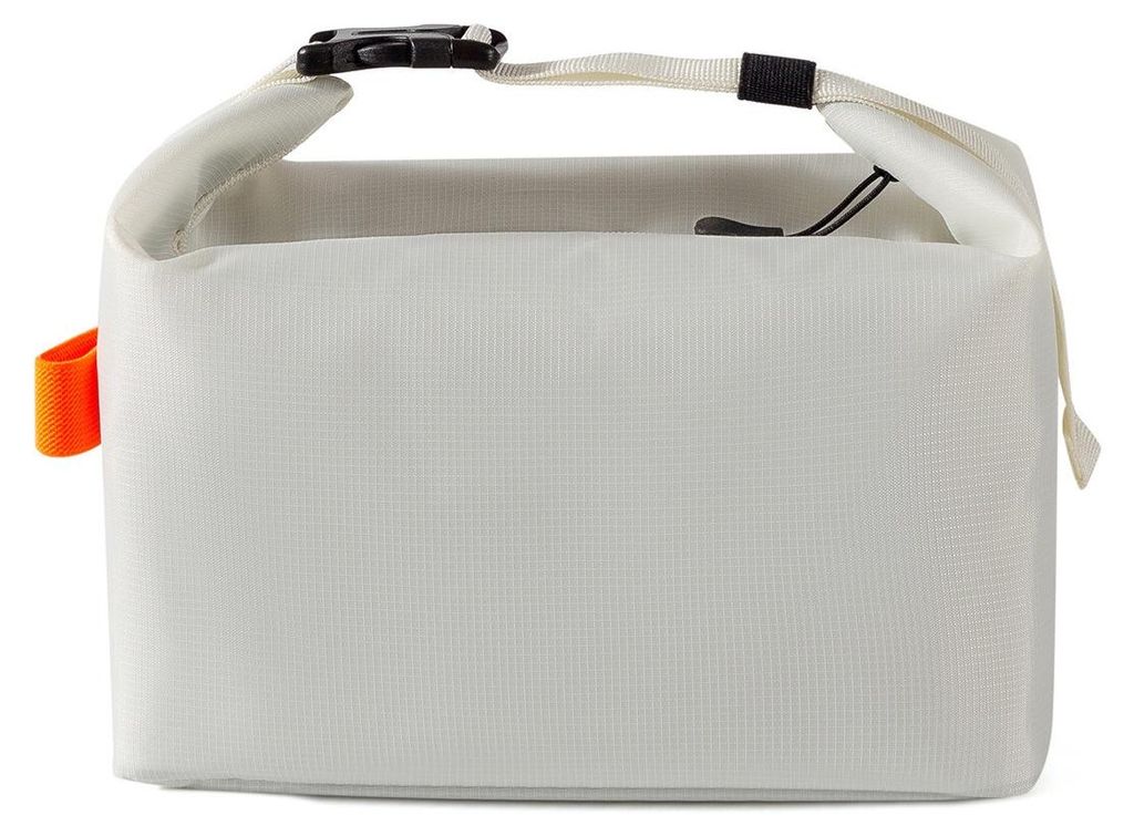 INF Isolierte Lunch-Tasche Oxford mit Alufolie 24x22x14 cm für Büro Beige