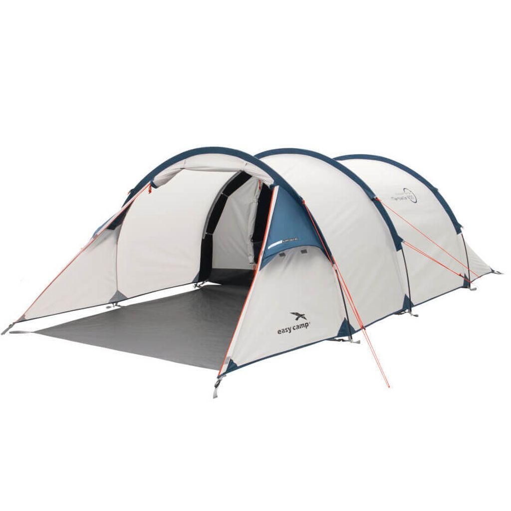 Easy Camp 120454 Tunnelzelt Marbella 300 Camping Zelt hellgrau/blau