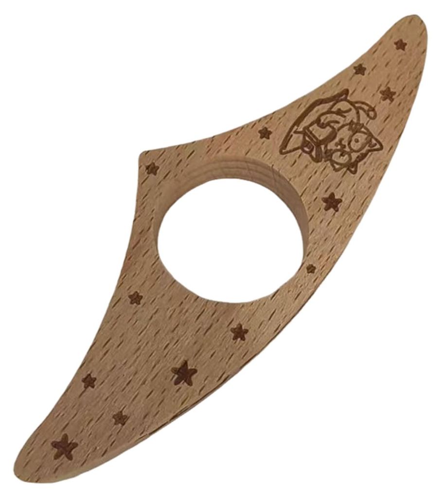 Buchseitenhalter aus Holz, Daumenring, Lesezeichen, hält Ihr Buch offen, Lesehilfe, Geschenk für Lehrer und Bücherliebhaber