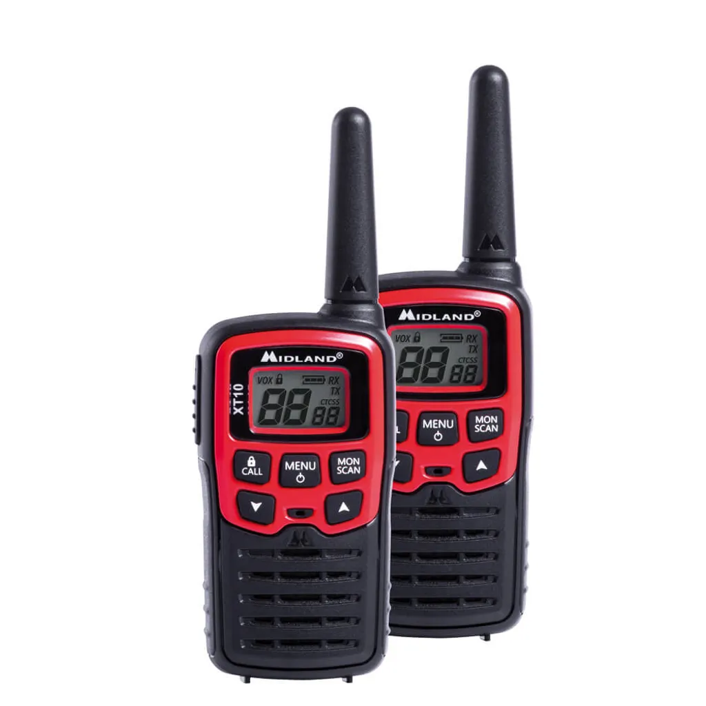 Talkie-walkie sans Licence Midland XT10 : Communiquez Partout sans Frais