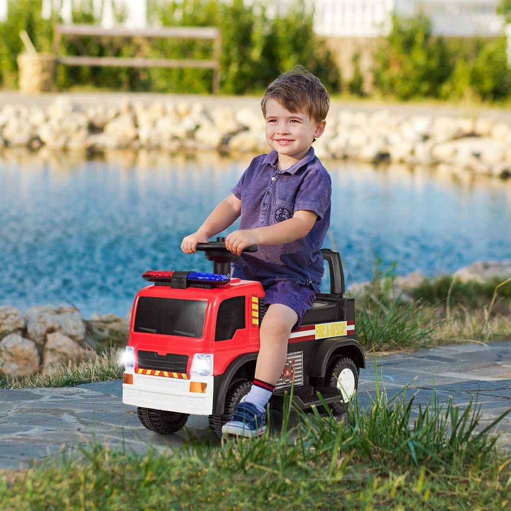 Kinderauto Kinderfahrzeug Elektroauto Kinder Feuerwehrauto Elektrofahrzeug 