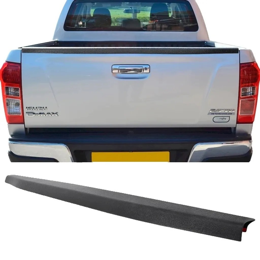 Protection de hayon arrière noir mat pour pick-up 2021 2022 2023 robuste