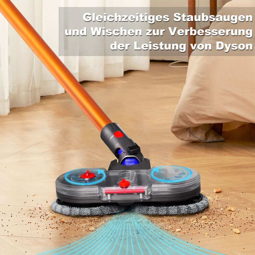 Trade-Shop Elektrischer Wischaufsatz Wischmopp Aufsatz  Produktbild 4
