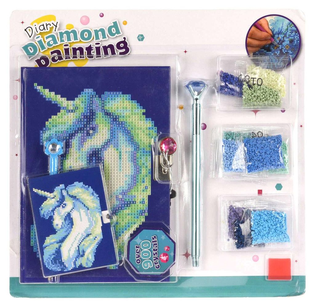 Magisches Diamant-Einhorn-Tagebuch - 8720573086707