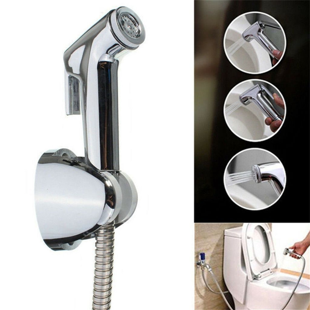 Schlauch Brause Spray Toilette Bidet Dusche Edelstahl Halterung Hygienisch 