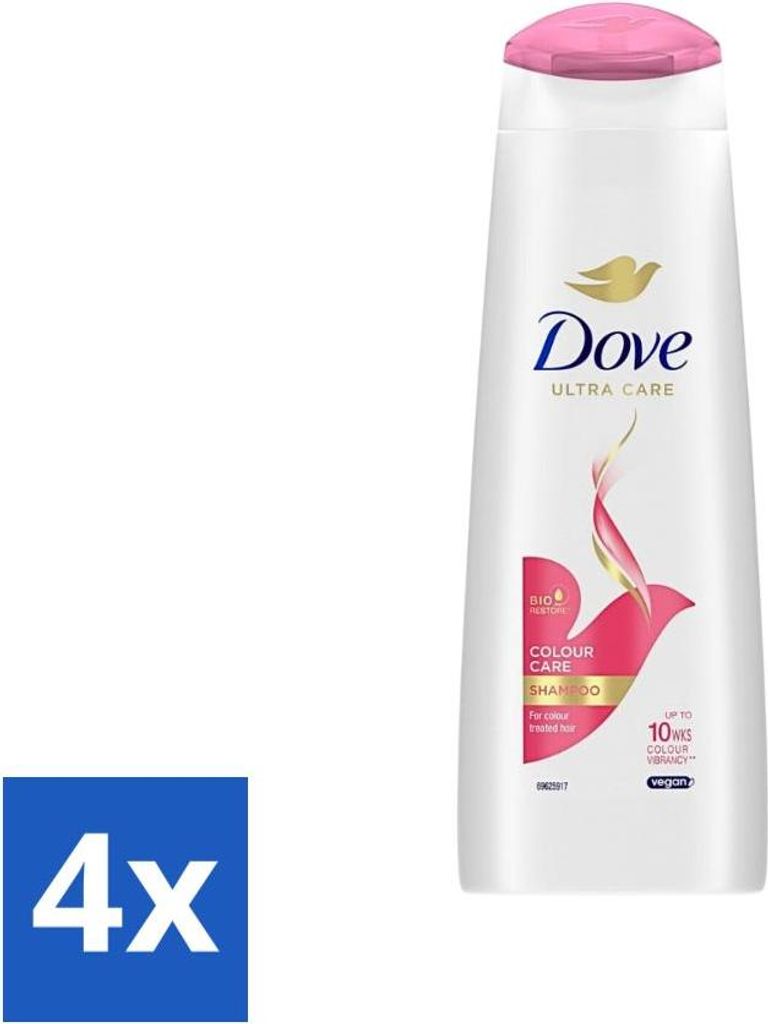 Dove Ultra Care – Color Care – Shampoo – Für coloriertes Haar – 250 ml - Vorteilspack - 4 Stücke