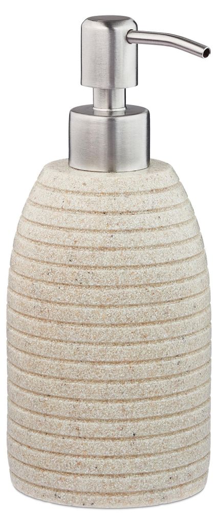 Relaxdays Zeepdispenser, 300 ml, navulbaar, geschikt voor Productafbeelding  AI-gegenereerde afbeelding