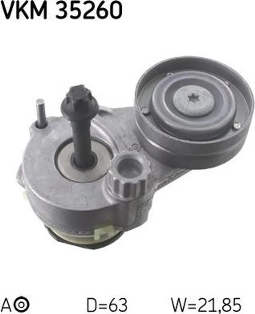 Supprimer Bruit Courroie avec Galet Tendeur SKF VKM 35260 pour Opel Aveo