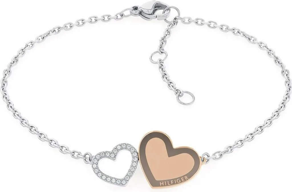 Bracelet femme Tommy Hilfiger 2780741 en acier maillons gourmette chic