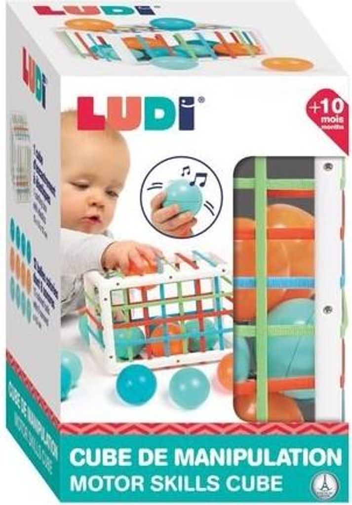 LUDI Sorter Cube manipulateur à parois flexibles Image du produit 