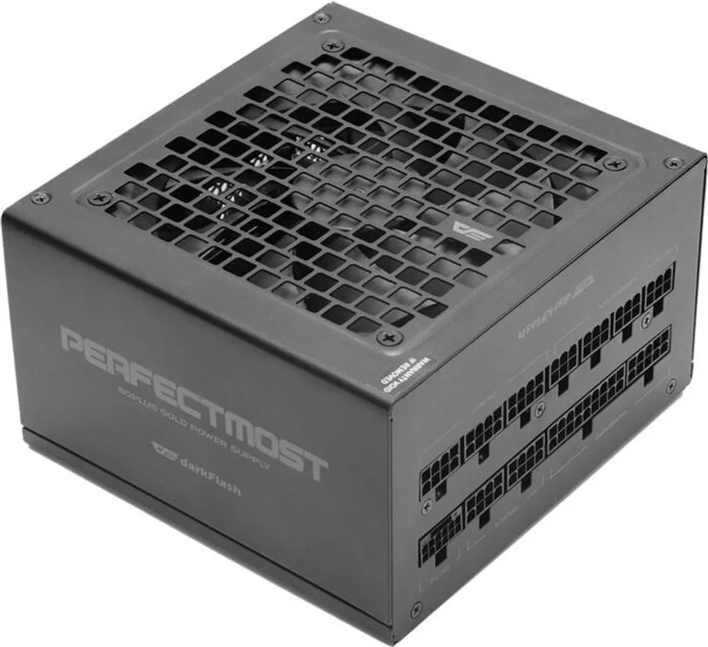 Alimentation PC DarkFlash PMT1050 1050W ATX Noir modulaire robuste - 4