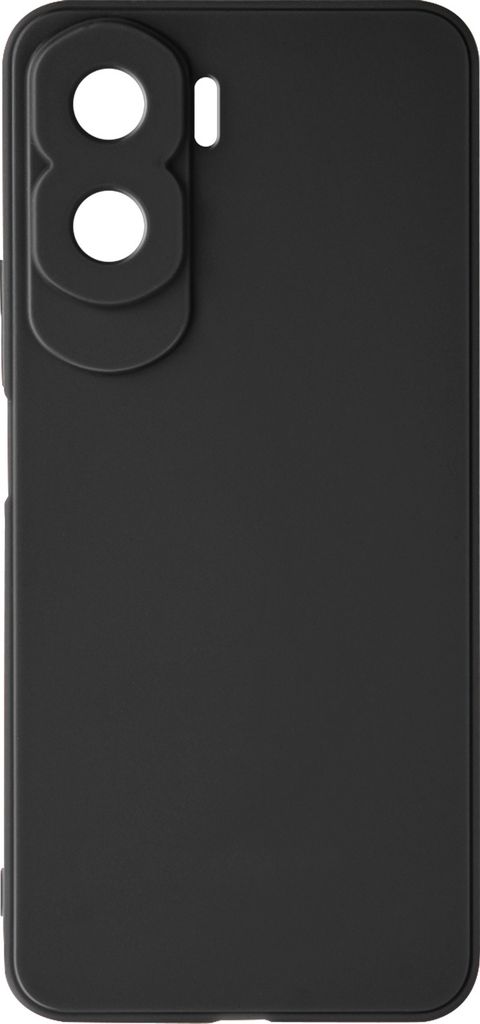Soft Touch Hülle Silikon Honor 90 Lite, matte Rückseite, Schwarz