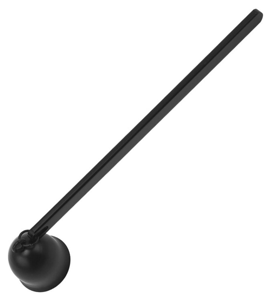 Kerzenlöscher mit Glockenform und langem Griff aus poliertem Edelstahl, Teelicht-Dochtlöscher, Kerzenstopper, Kerzenzubehör