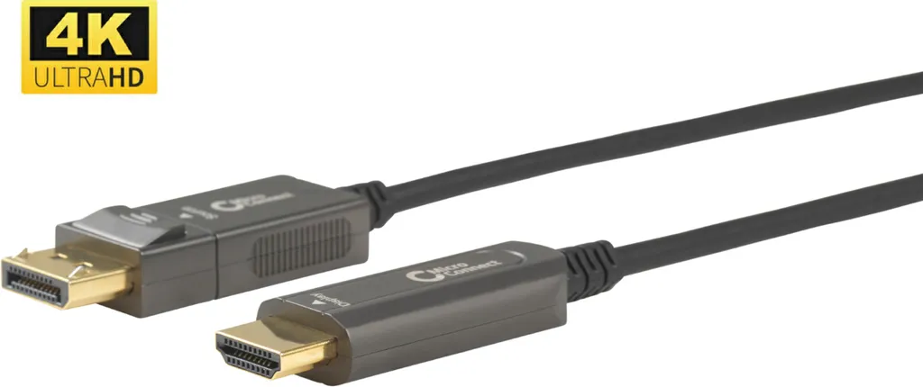 Adaptateur Microconnect DP-HDMI-1000V1.4OP DisplayPort vers HDMI 2.0 Noir