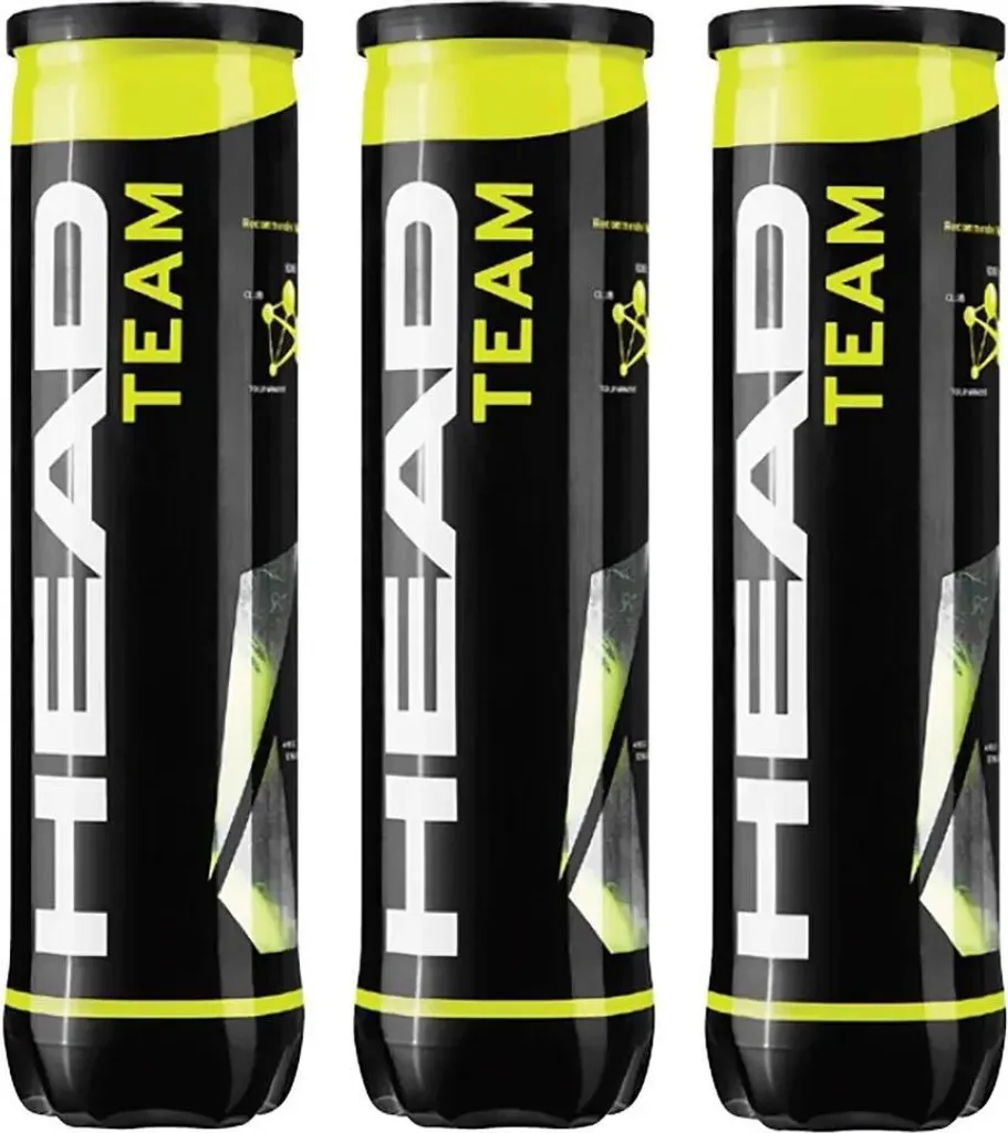 Balles de tennis Head Team : fini les balles usées avec ce pack de 12