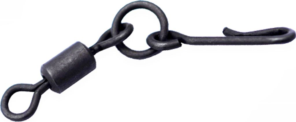 Carp'R'Us Quick Change Ring Swivel Größe 8, 8 Stück