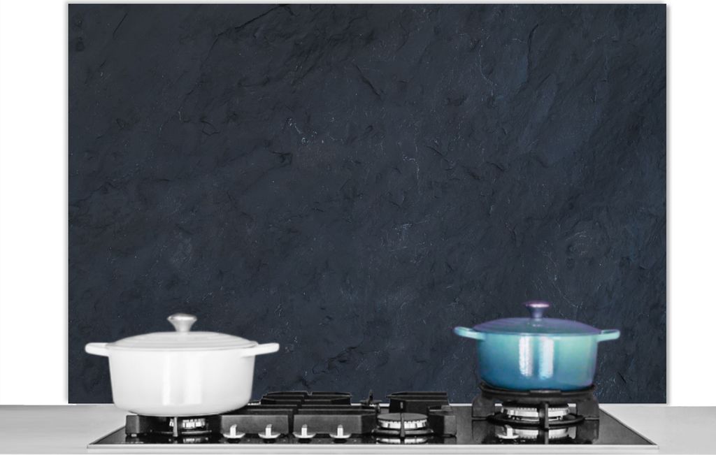 KitchenYeah Spritzschutz Küche - Küchenrückwand - Wandschutz für Herd und Spüle - Zement - Industrie - Beton 120x80 - Alu-Dibond (Alternati...