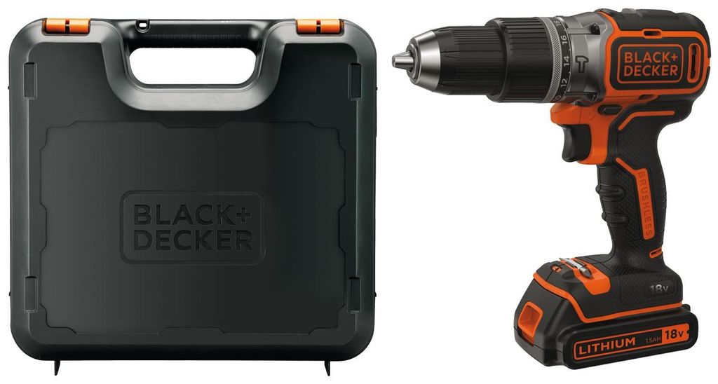 Black & Decker Akku-Schlagbohrs.18V 1,5Ah,buerstenlos Immagine del prodotto 