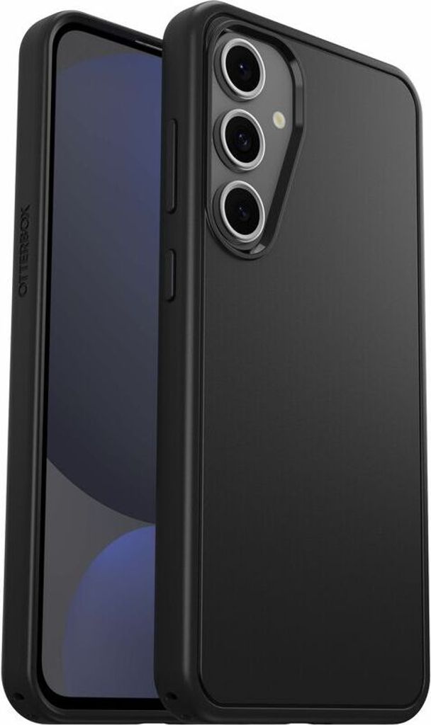 OtterBox Symmetry Hülle für Samsung Galaxy S24 FE Smartphone - Schwarz - 1 Paket - Retail - Sturzsicher - Plastik - Kann drahtlos geladen werden