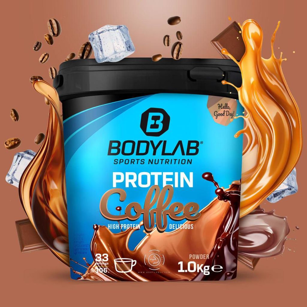 BODYLAB Protein PulverCoffee - 1000g - Schoko-Karamell