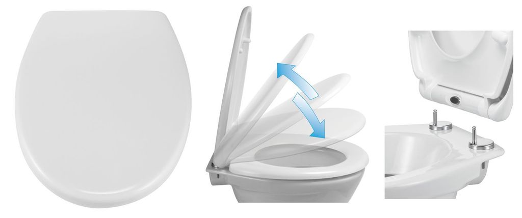 WC-Sitz Duroplast Absenkautomatik Toilette Produktbild 1