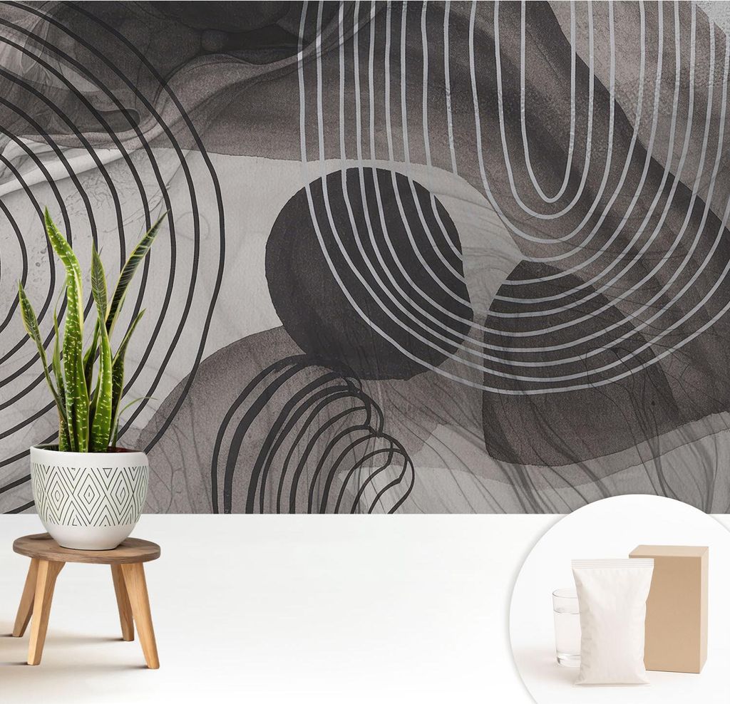 Fototapete - 208x146 cm - Tapete - Wandtapete - Wandbilder - Dekofolie - Tapete Folie - Wand - Dekoration - Wohnzimmer - Harmonie der Formen