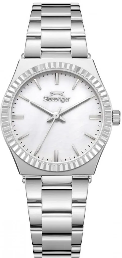 Montre Argentée Femme Slazenger Idéale pour Soirée et Travail Chic