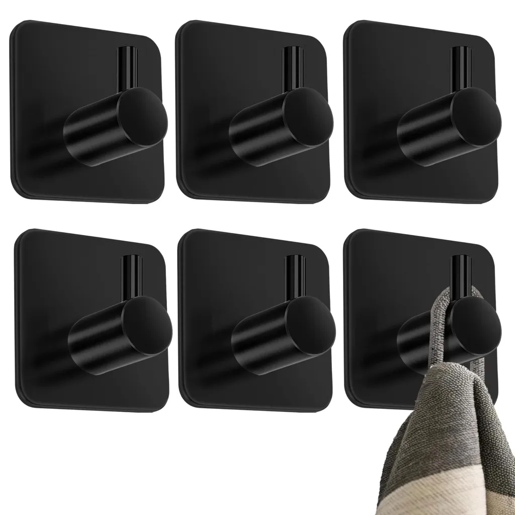 Fixation murale adhésive pour serviettes, fini les trous dans le carrelage