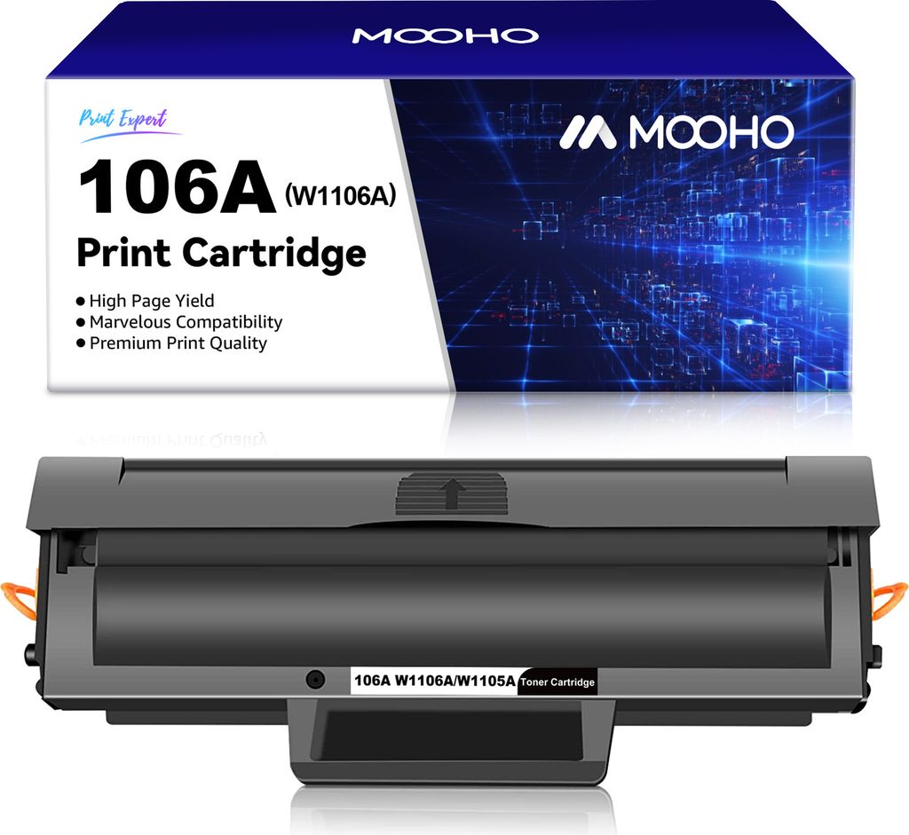 1er Schwarz Toner Mit Chip W1106A Kompatibel Patrone für HP 106A Laser 107w 107a 107r Laser MFP 135wg 137fwg 135a 135r 135w 137fnw