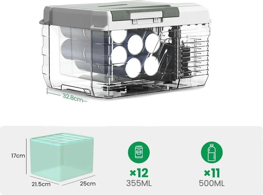 Glacière électrique rigide 9 Litres avec fonction refroidissement rapide