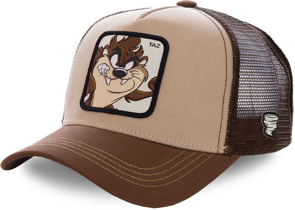 CAPSLAB HFT Trucker Cap Freegun Loony Tunes Taz Brown Kids